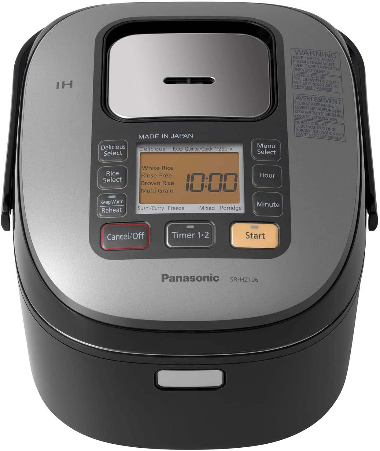 Panasonic SR-HZ106 5 Cup (Uncooked) Japanese Rice Cooker