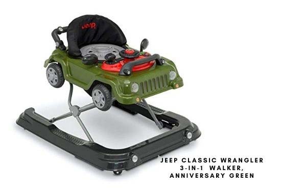 Anniversary Green Jeep Classic Wrangler Walker: Baby Walker 