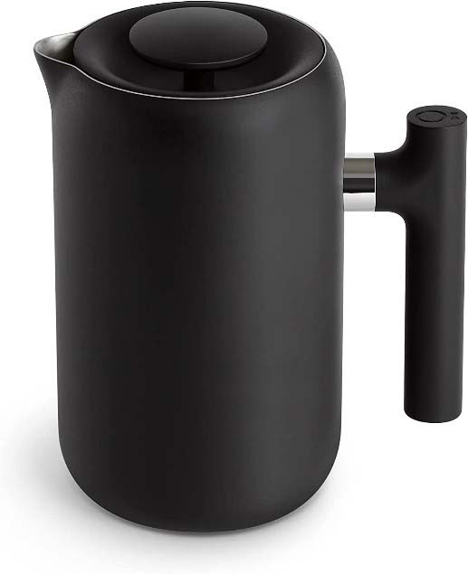Fellow Clara French Press Coffee Maker - Portable Stainless Steel Coffee Press