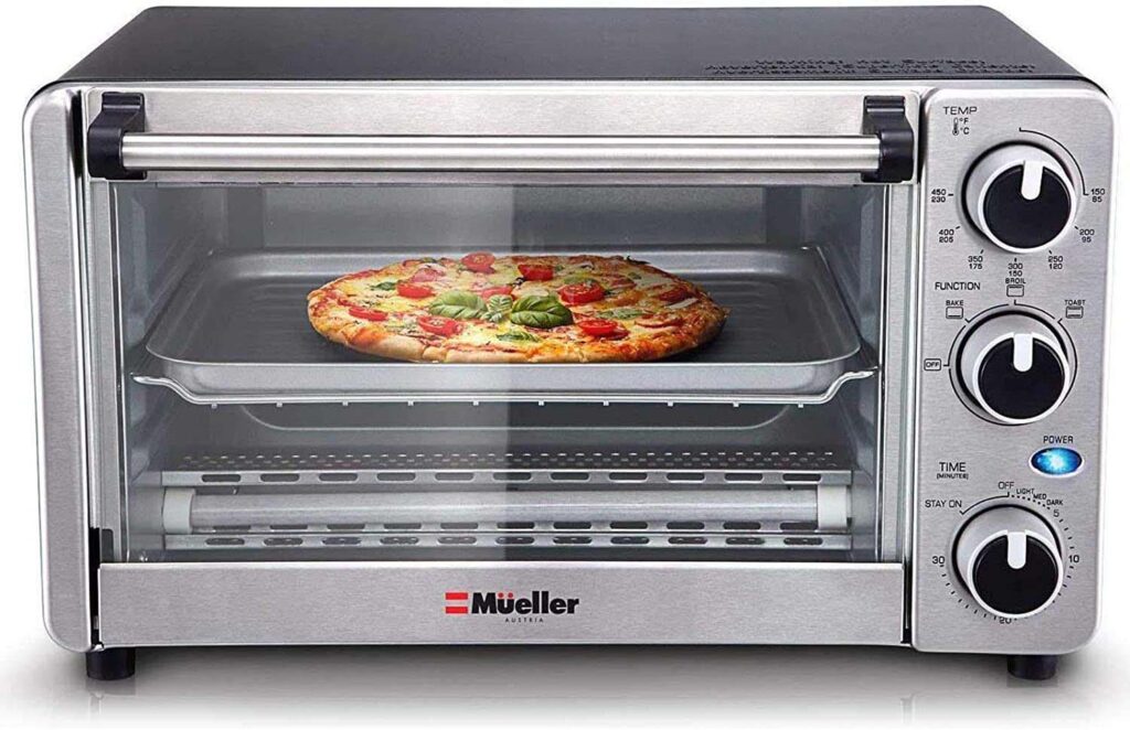 Toaster Oven with Natural Convection, Stainless Steel