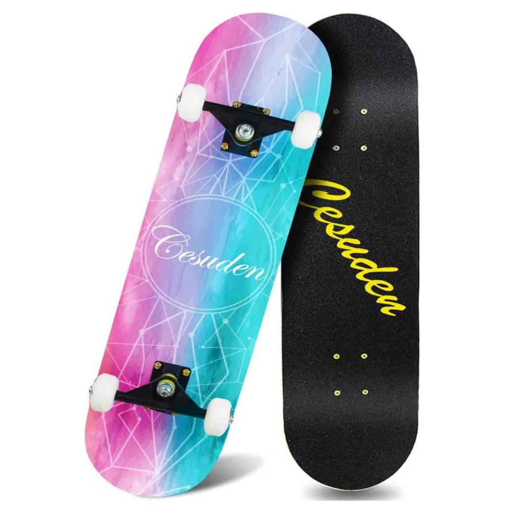 ANDRIMAX Skateboards-Complete Skateboards for Beginners Kids Boys Girls Adults